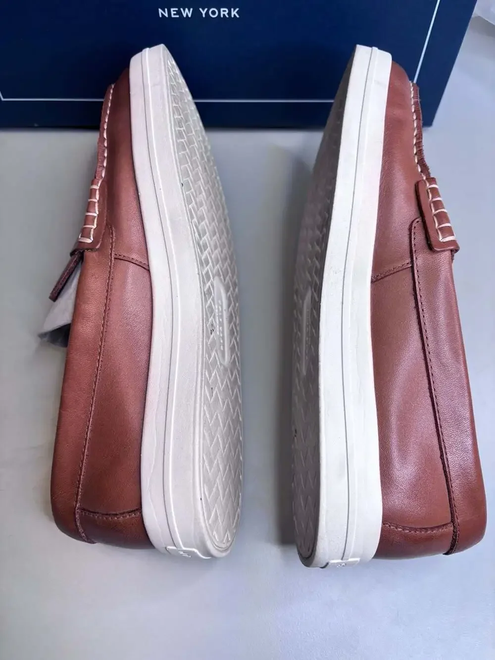 Cole Haan Nantucket Drift Penny Loafer British Tan Leather size 9